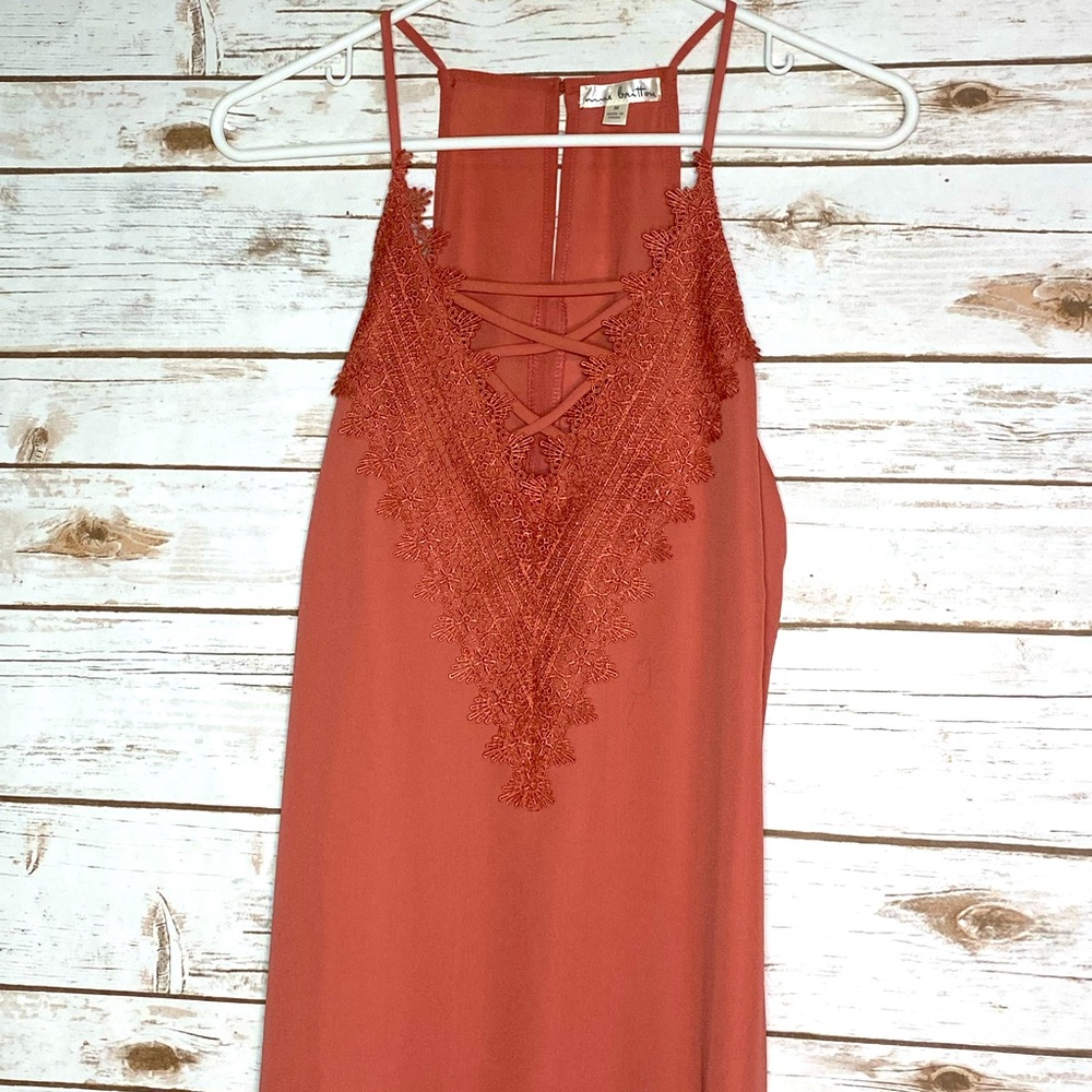 Nine Britton Lace Detail Dressy Tank